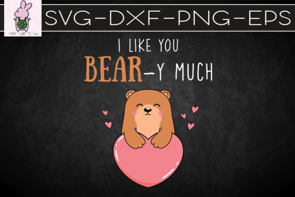 Bear-y Much Valentine SVG