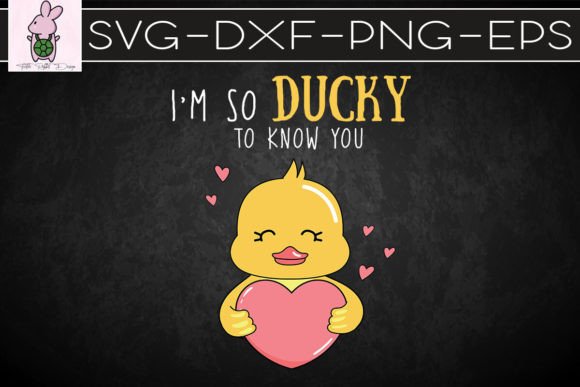 Ducky to Know You Valentine SVG