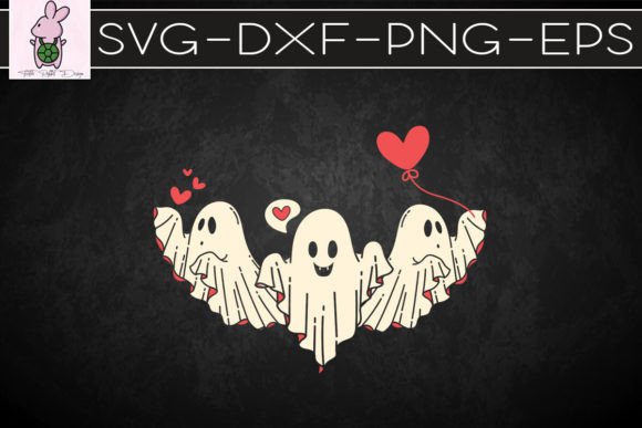 Ghostly Love Hearts Floating