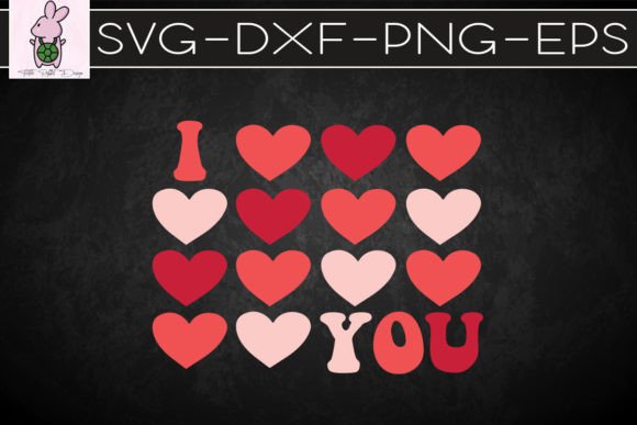 Heart Pattern I Love You