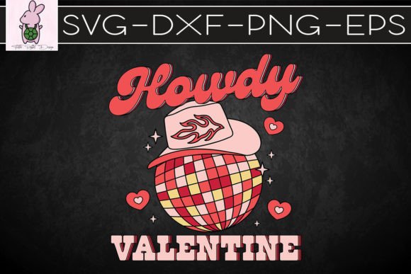 Howdy Valentine Retro Disco Ball