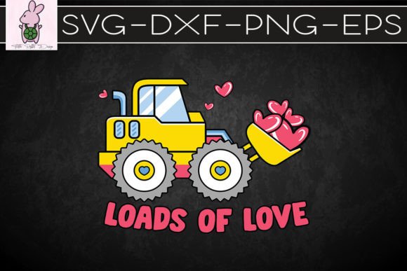 Loads Off Love Excavator Farm Animal