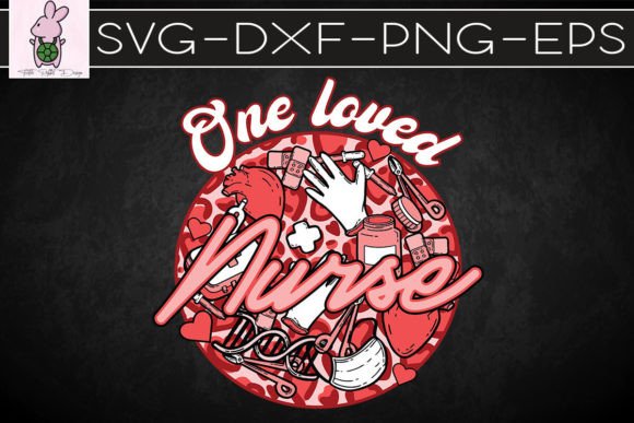 One Loved Nurse Valentine Doodle