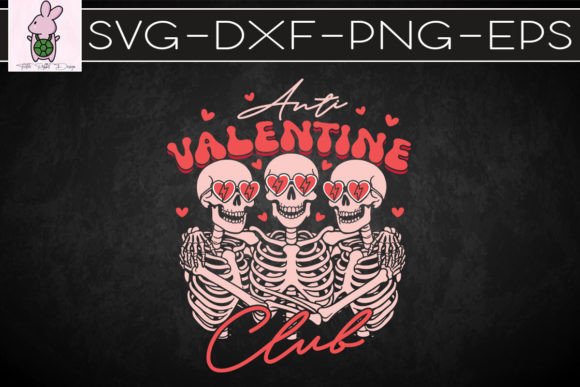 Skull Love Anti Valentine Club