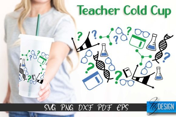 Teacher Wrap SVG Cold Cup